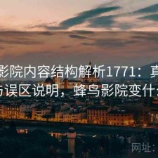 蜂鸟影院内容结构解析1771：真实情况与误区说明，蜂鸟影院变什么了
