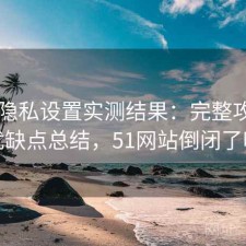 51网隐私设置实测结果：完整攻略与优缺点总结，51网站倒闭了吗