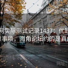 海角网实际测试记录1437：优缺点与注意事项，海角论坛约的是真的吗