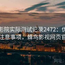 蜂鸟影院实际测试记录2472：优缺点与注意事项，蜂鸟影视网页官网