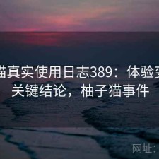 柚子猫真实使用日志389：体验变化与关键结论，柚子猫事件