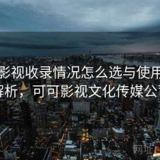 可可影视收录情况怎么选与使用技巧解析，可可影视文化传媒公司