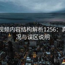 探花视频内容结构解析1256：真实情况与误区说明