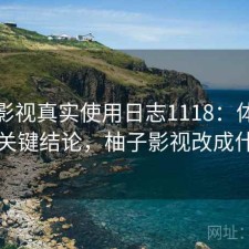 柚子影视真实使用日志1118：体验变化与关键结论，柚子影视改成什么了