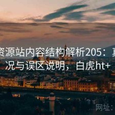 白虎资源站内容结构解析205：真实情况与误区说明，白虎ht+