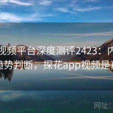 探花视频平台深度测评2423：内容变化与趋势判断，探花app视频是真的吗