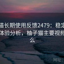 柚子猫长期使用反馈2479：稳定性与用户体验分析，柚子猫主要视频是什么