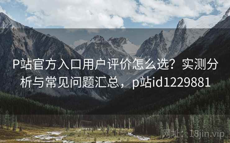 P站官方入口用户评价怎么选？实测分析与常见问题汇总，p站id1229881  第2张