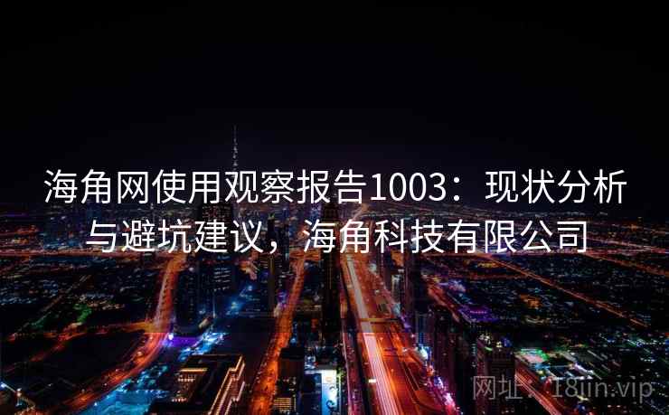 海角网使用观察报告1003：现状分析与避坑建议，海角科技有限公司  第2张
