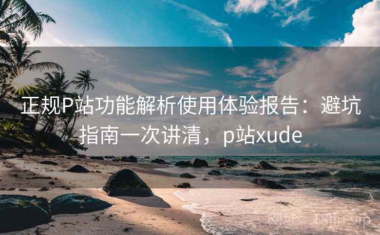 正规P站功能解析使用体验报告：避坑指南一次讲清，p站xude  第2张