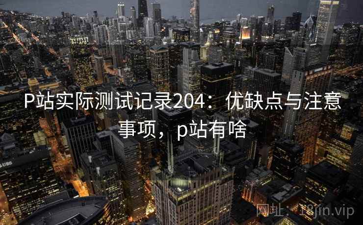 P站实际测试记录204：优缺点与注意事项，p站有啥  第2张
