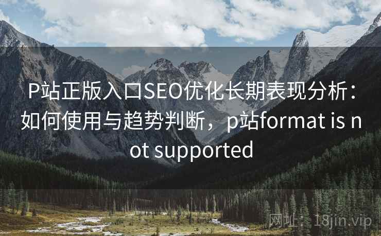 P站正版入口SEO优化长期表现分析：如何使用与趋势判断，p站format is not supported  第2张