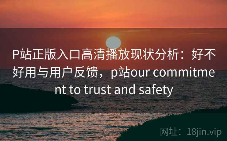 P站正版入口高清播放现状分析:好不好用与用户反馈,p站our commitment to trust and safety 第2张 P站正版入口高清播放现状分析:好不好用与用户反馈,p站our commitment to trust and safety 第2张